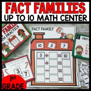 Fact Families 1st Grade Games Christmas Themed