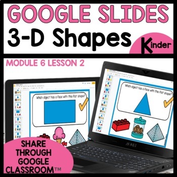 3D SHAPES Digital Task Cards for Google Classroom