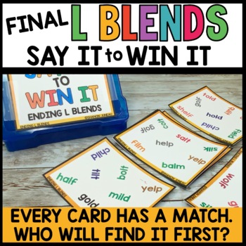 Final L Blends Literacy Center Game