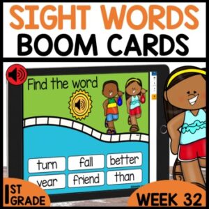 Week 32 Digital Sight Words Games
