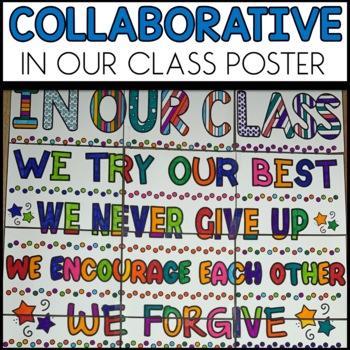 Classroom Expectations Collaborative Poster Activities