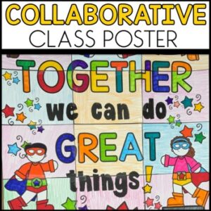 Super Kids Back to School Collaborative Poster