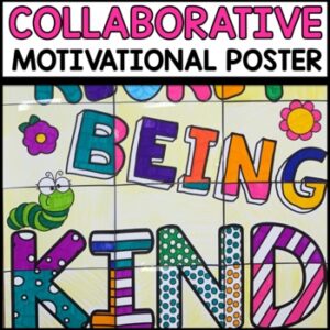Back to School Be Kind Collaborative Poster