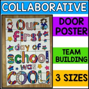 Collaborative Poster First Day of School