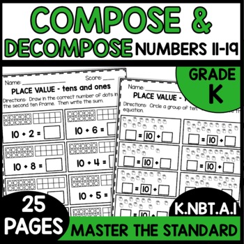 Compose and Decompose Numbers Worksheets