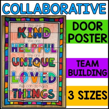 Motivational Back to School Collaborative Poster