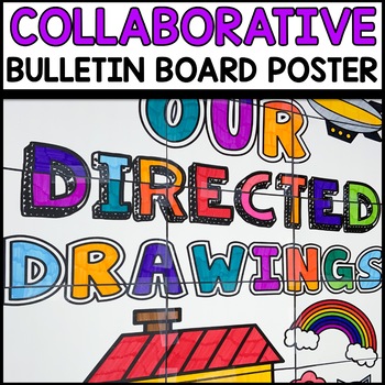 Directed Drawing Collaborative Poster Bulletin Board