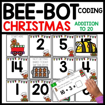 Christmas Themed Bee Bot Mat Addition to 20