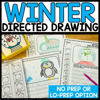 Directed Drawing Winter Themed