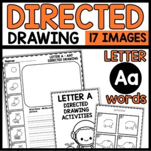 Directed Drawing Activities Letter A Images