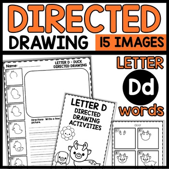 Directed Drawing Activities Letter D Images