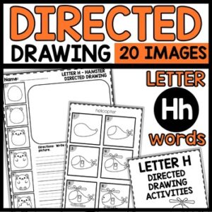 Directed Drawing Activities Letter H Images