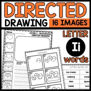 Directed Drawing Activities Letter I
