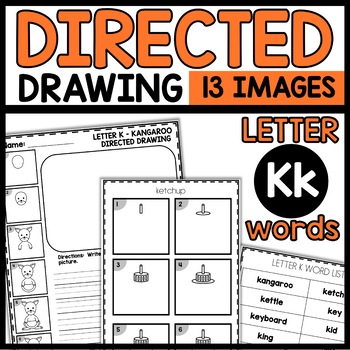 Directed Drawing Activities Letter K Images