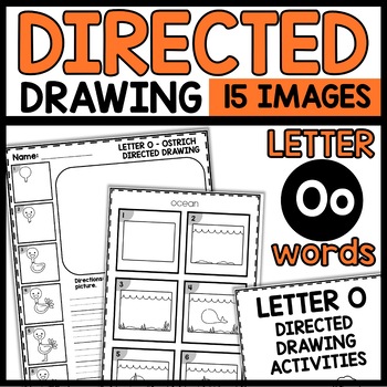 Directed Drawing Activities Letter O Images