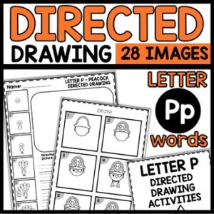 Directed Drawing Activities Letter P Images