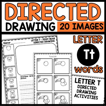 Directed Drawing Activities Letter T Images