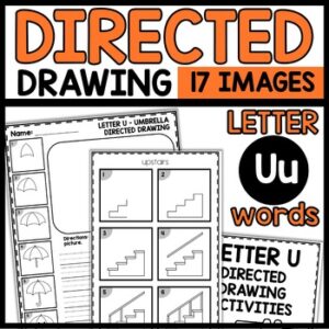 Directed Drawing Activities Letter U Images