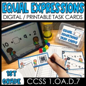 Equal Expressions Task Cards