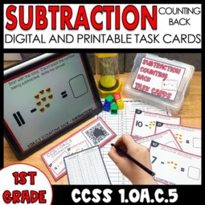 counting back task cards