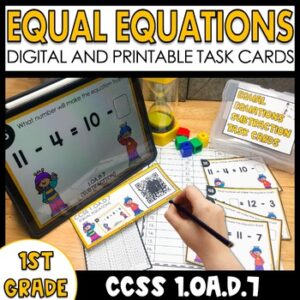 Equal Expression Task Cards
