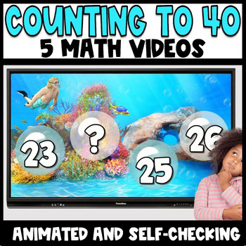 Counting to 40 Math Videos - We Are Better Together
