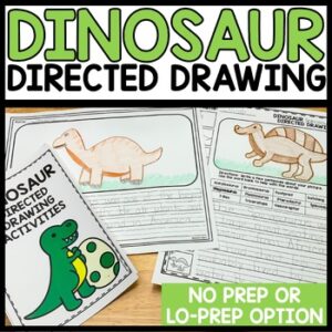 Dinosaur Directed Drawing Set