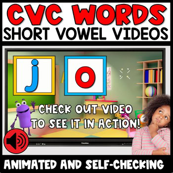 Short Vowels Animated Videos