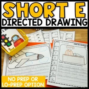Short E Directed Drawing Set