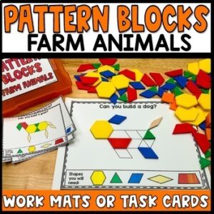 Pattern Block Farm Animals