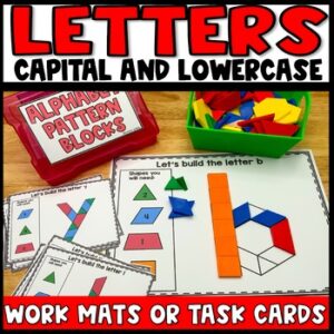 Alphabet Pattern Block Mats