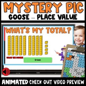 Place Value Video Mystery Picture Goose