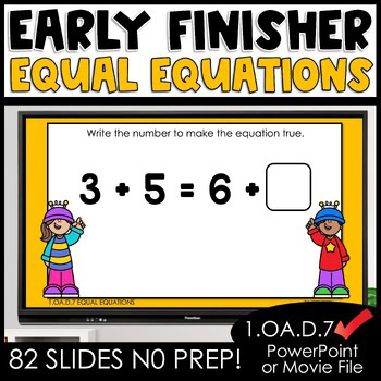 Balancing Equal Equations