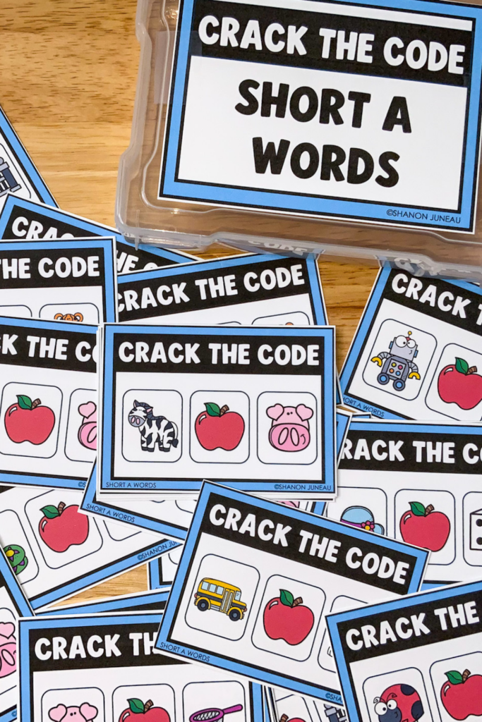 crack the code SOR task cards