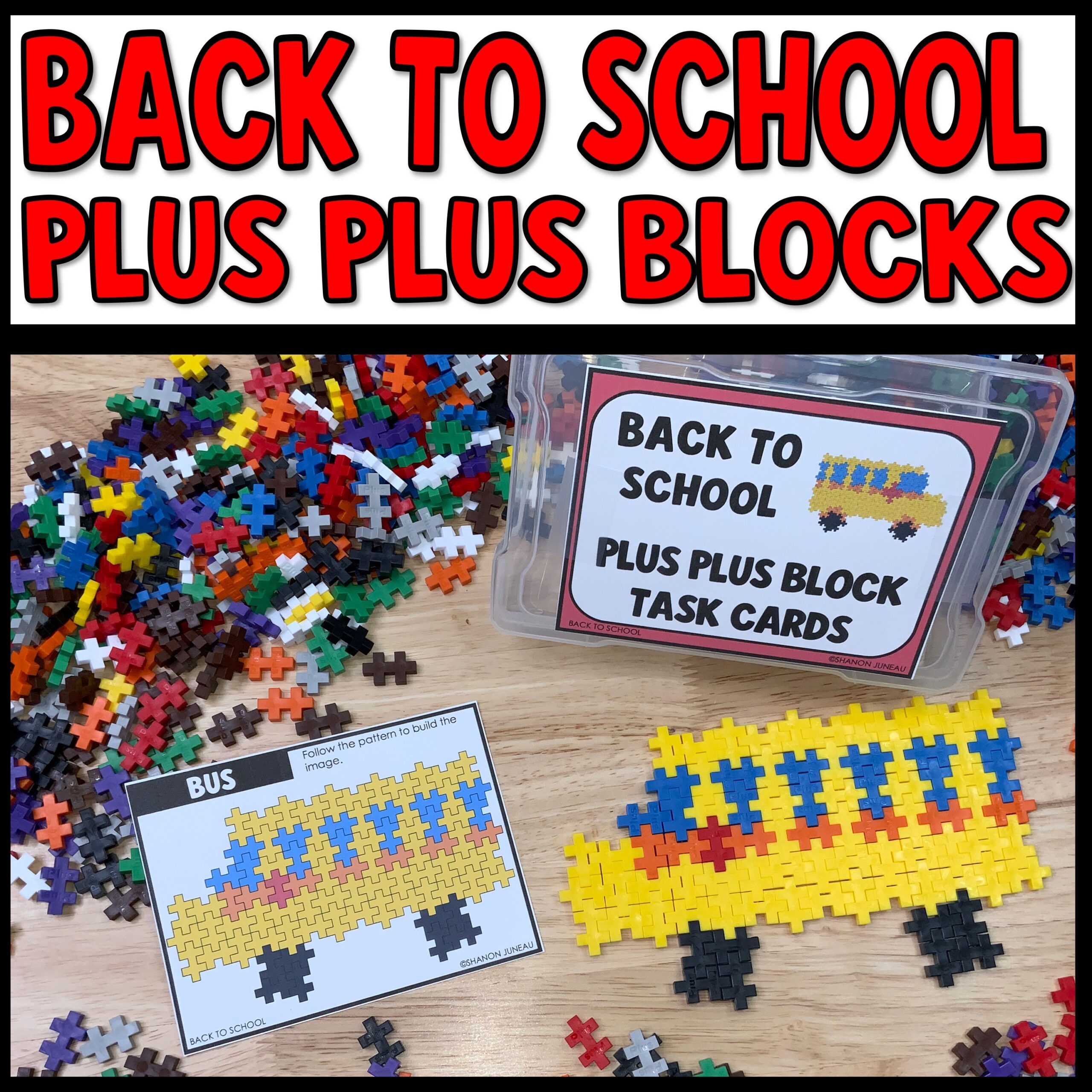 STEM Task Cards Back to School Morning Soft Start Activity