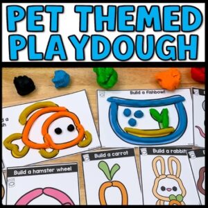 Animal Playdough Mats, STEM Morning Activity Task Cards