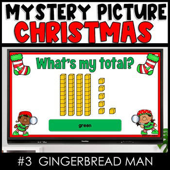 Christmas Math Puzzle, Place Value Hidden Picture Activity