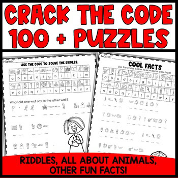 Cryptogram Puzzles, Back to School Worksheets