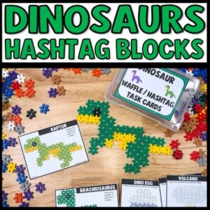 Dinosaur STEM Task Cards, Morning Soft Start Activities
