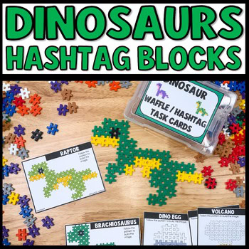 Dinosaur STEM Task Cards, Morning Soft Start Activities