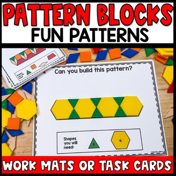 Growing Patterns Worksheets, Shapes and Blocks Printable