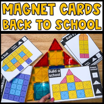 Magnetic Tile Task Cards, Light Table Printables