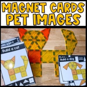 Magnetic Tile Task Cards, Pet Printables Light Table