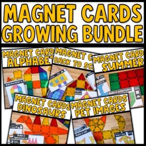 Magnetic Tiles Task Cards, Morning Soft Start Activities