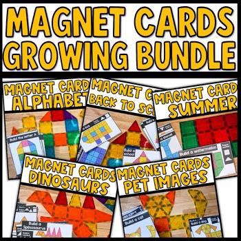 Magnetic Tiles Task Cards, Morning Soft Start Activities