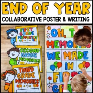 May Collaborative Coloring Poster, End of Year Art Project