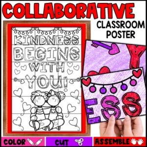 Valentine's Day Bulletin Board Collaborative Poster