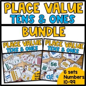 Place Value Chart, Tens and Ones Game, Grades 1-2