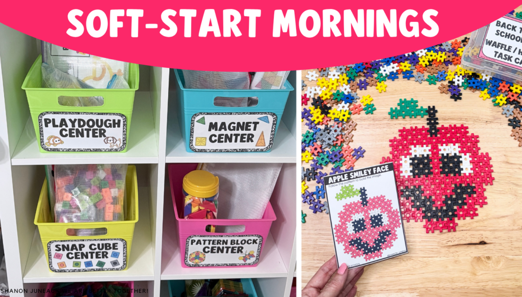 Soft Start Morning Activities for K-2 Classrooms