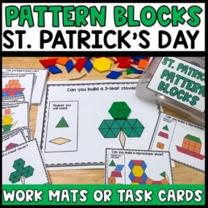 St. Patrick's Day Pattern Blocks Worksheets, Shapes